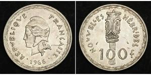 100 Franc Quinta Repubblica francese (1958 - ) Argento 
