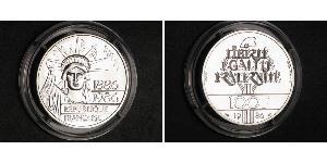 100 Franc Quinta Repubblica francese (1958 - ) Argento 