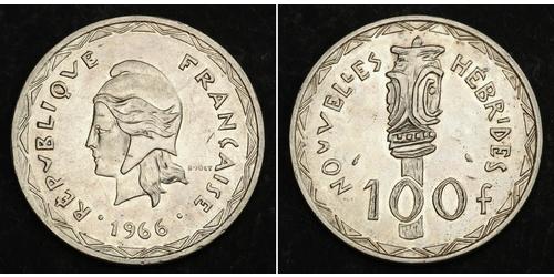100 Franc Quinta Repubblica francese (1958 - ) Argento 