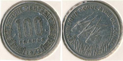 100 Franc République démocratique du Congo Cuivre/Nickel 
