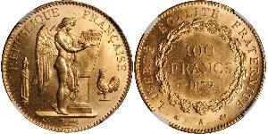 100 Franc Dritte Französische Republik (1870-1940)  Gold 