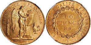 100 Franc Dritte Französische Republik (1870-1940)  Gold 