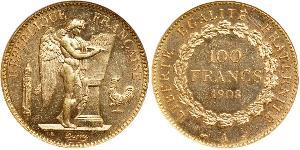 100 Franc Dritte Französische Republik (1870-1940)  Gold 