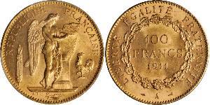 100 Franc Erste Französische Republik  (1792-1804) Gold 