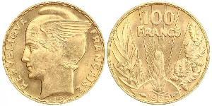 100 Franc French Third Republic (1870-1940)  Gold 