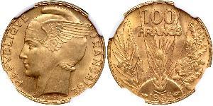 100 Franc French Third Republic (1870-1940)  Gold 
