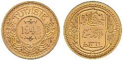 100 Franc Tunesien Gold 