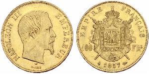 100 Franc Zweites Kaiserreich (1852-1870) Gold Napoleon III (1808-1873)