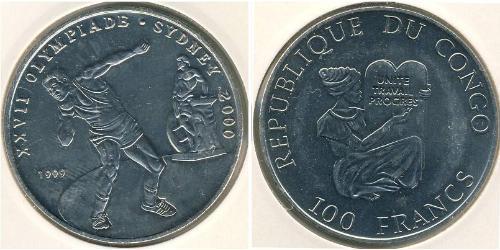 100 Franc Demokratische Republik Kongo Kupfer/Nickel 