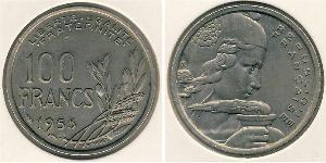 100 Franc Vierte Französische Republik (1946-1958) Kupfer/Nickel 