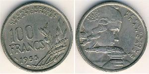 100 Franc Vierte Französische Republik (1946-1958) Kupfer/Nickel 