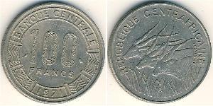 100 Franc Repubblica Centrafricana Nichel 