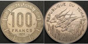 100 Franc Tschad Nickel 