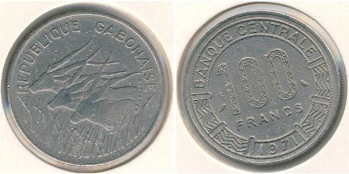 100 Franc Gabon (1960 - ) Níquel 