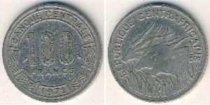 100 Franc República Centroafricana Níquel 