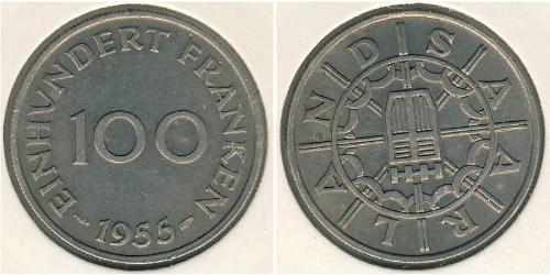 100 Franc  Níquel/Cobre 