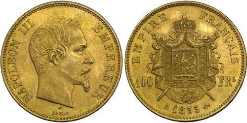 100 Franc Second Empire (1852-1870) Or Napoleon III (1808-1873)
