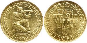 100 Franc Suisse Or 