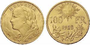 100 Franc Suisse Or 