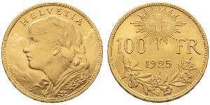 100 Franc Suisse Or 