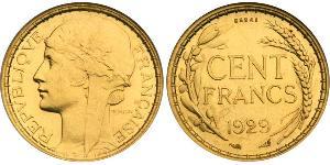 100 Franc Troisième République (1870-1940)  Or 