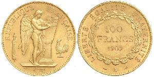 100 Franc Troisième République (1870-1940)  Or 