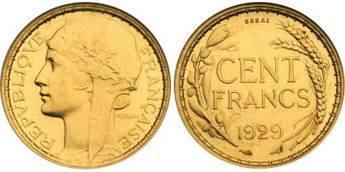 100 Franc Troisième République (1870-1940)  Or 