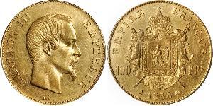 100 Franc Segundo Imperio francés (1852-1870) Oro Napoleon III (1808-1873)