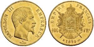 100 Franc Segundo Imperio francés (1852-1870) Oro Napoleon III (1808-1873)