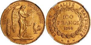 100 Franc Tercera República Francesa (1870-1940)  Oro 