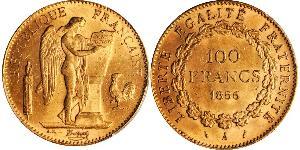 100 Franc Tercera República Francesa (1870-1940)  Oro 
