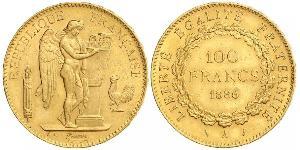 100 Franc Tercera República Francesa (1870-1940)  Oro 