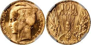 100 Franc Tercera República Francesa (1870-1940)  Oro 