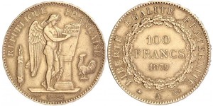 100 Franc Tercera República Francesa (1870-1940)  Oro 