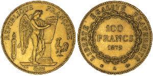 100 Franc Tercera República Francesa (1870-1940)  Oro 