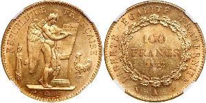 100 Franc Tercera República Francesa (1870-1940)  Oro 
