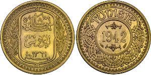 100 Franc Tunisia Oro 