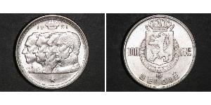 100 Franc Bélgica Plata 
