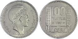 100 Franc Algeria (1962 - ) Rame/Nichel 