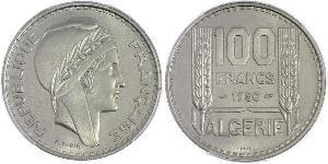 100 Franc Algeria (1962 - ) Rame/Nichel 