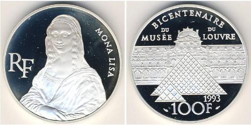 100 Franc Frankreich Silber 