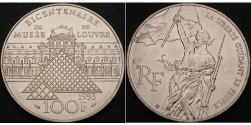 100 Franc Frankreich Silber 