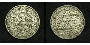 100 Franc Marokko Silber Mohammed V. (Marokko) (1909 - 1961)
