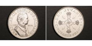 100 Franc Monaco (1297 - ) Silber Rainier III. (Monaco)