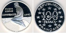 100 Franc France Silver 