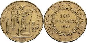 100 Franc 法兰西第一共和国 (1792 - 1804) 金 