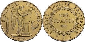 100 Franc 法兰西第一共和国 (1792 - 1804) 金 