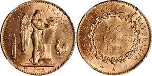100 Franc 法兰西第一共和国 (1792 - 1804) 金 