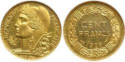 100 Franc 法兰西第三共和国 (1870 - 1940) 金 