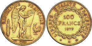 100 Franc 法兰西第三共和国 (1870 - 1940) 金 